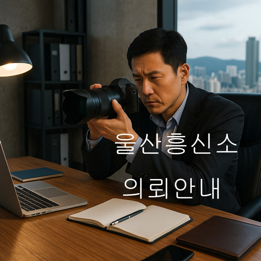 울산 탐정사무소에서 상담을 진행하며 조사를 안내하는 전문 탐정
